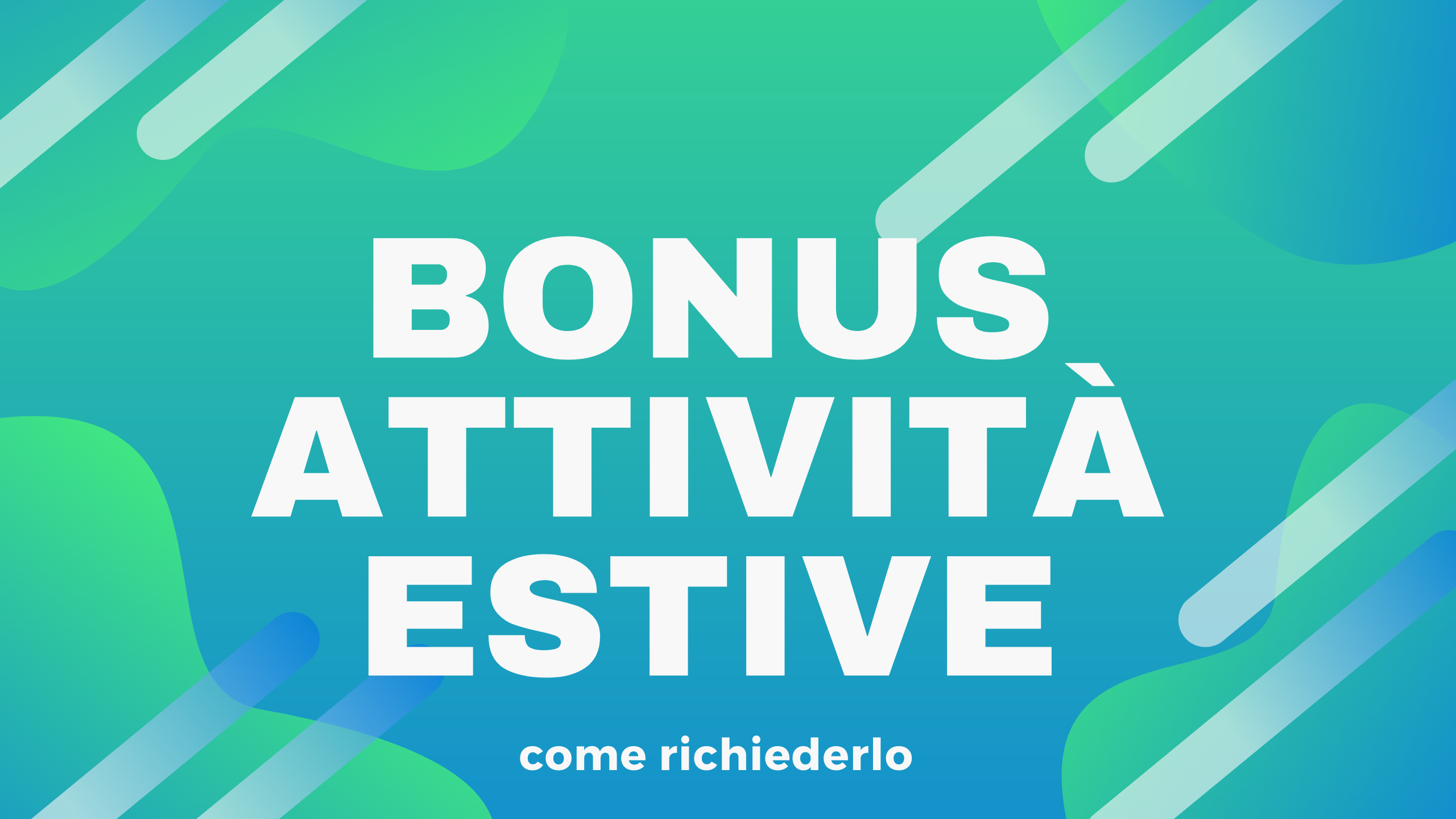 Bonus Centri Estivi Jonathan Cooperativa Sociale